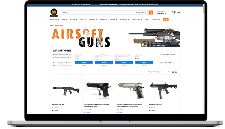 The Airsoft Arena - Airsoft Guns, Tactical Gear, Airsoft Accessories